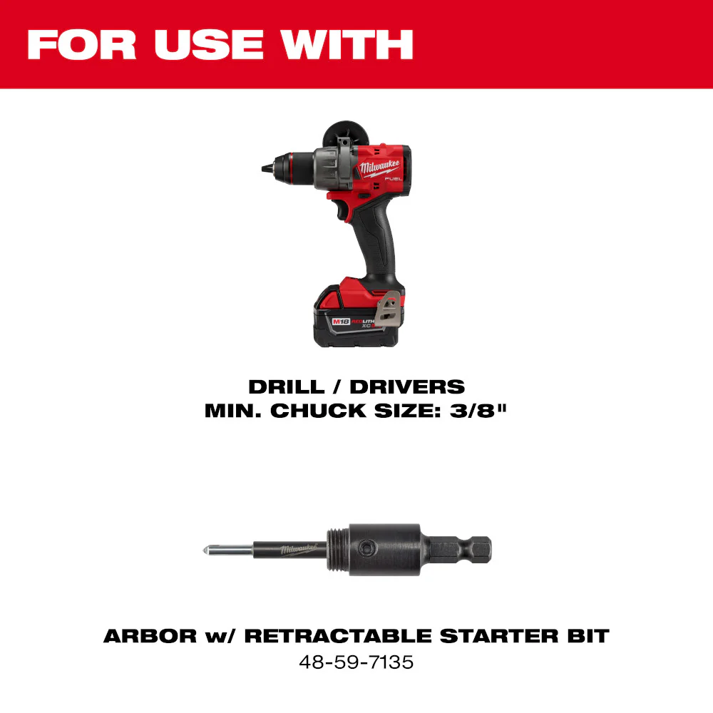 Milwaukee 1-1/2" Diamond Max Hole Saw 49-56-5630 - Image 3
