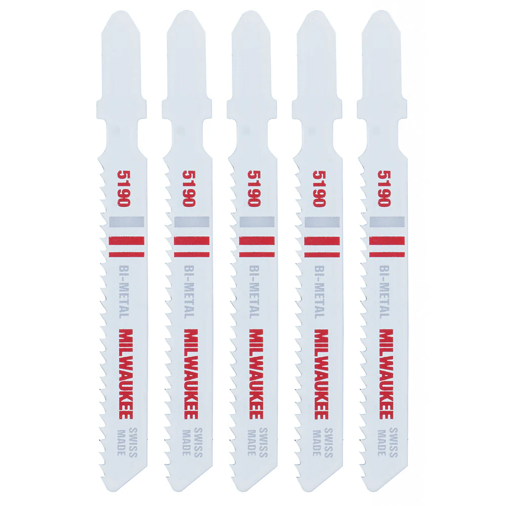 Milwaukee 3" 14 TPI Bi-Metal T-Shank Jig Saw Blade (5 PK) 48-42-5190 - Image 10