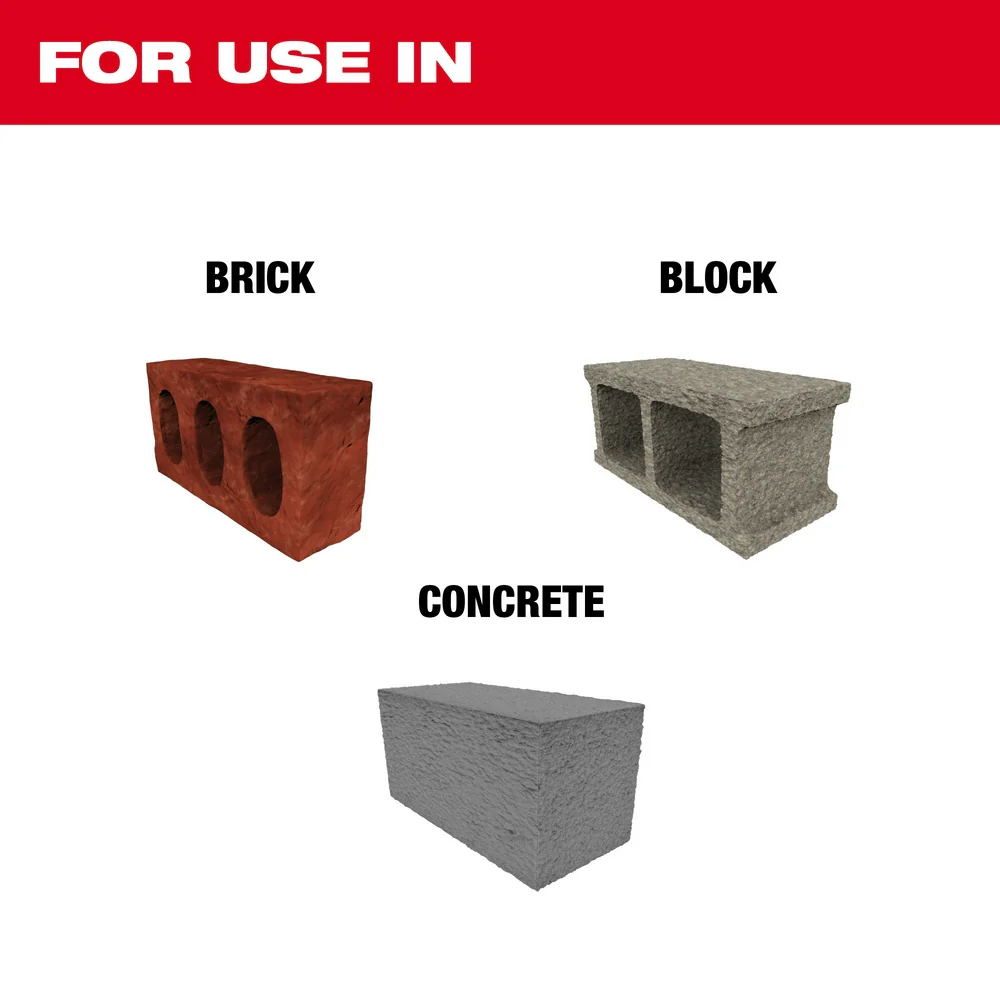 Milwaukee 5" Thick Wall Core Bit for SDS-MAX/Spline 48-20-5160 - Image 3