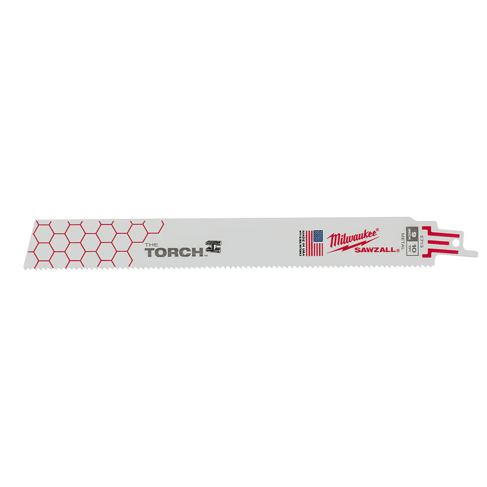Milwaukee 9" 14 TPI THE TORCH Metal-Cutting SAWZALL Blades 5-Pack 48-01-2703 - Image 2