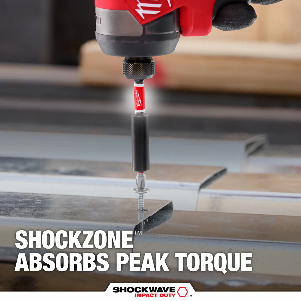 Milwaukee SHOCKWAVE Impact Duty Compact Magnetic Bit Holder 48-32-4502 - Image 5
