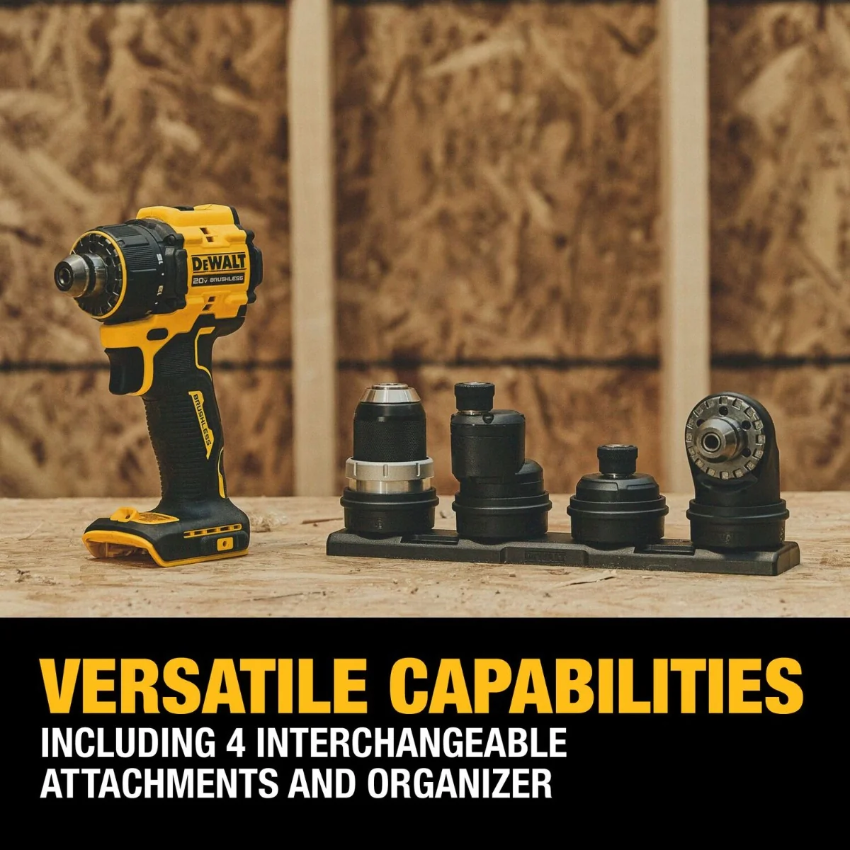 DEWALT ATOMIC 20V MAX Brushless Cordless 5-in-1 Multi-Head Drill/Driver - Tool Only - DCD803B - Image 26