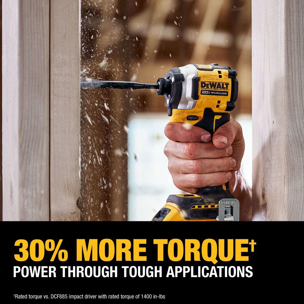 DEWALT ATOMIC 20V MAX* Brushless Hammer Drill & Impact Driver Combo Kit DCK200D1P1 | The Power Tool Store - Image 5
