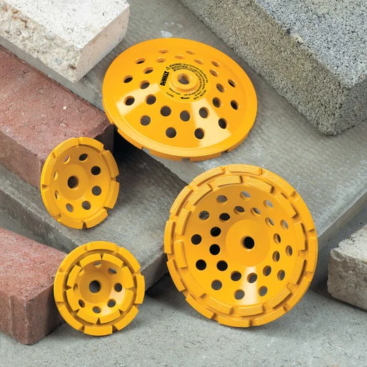 DEWALT 7-inch Single Row Diamond Cup Grinding Wheel for Concrete & Masonry - DW4771 - Image 2