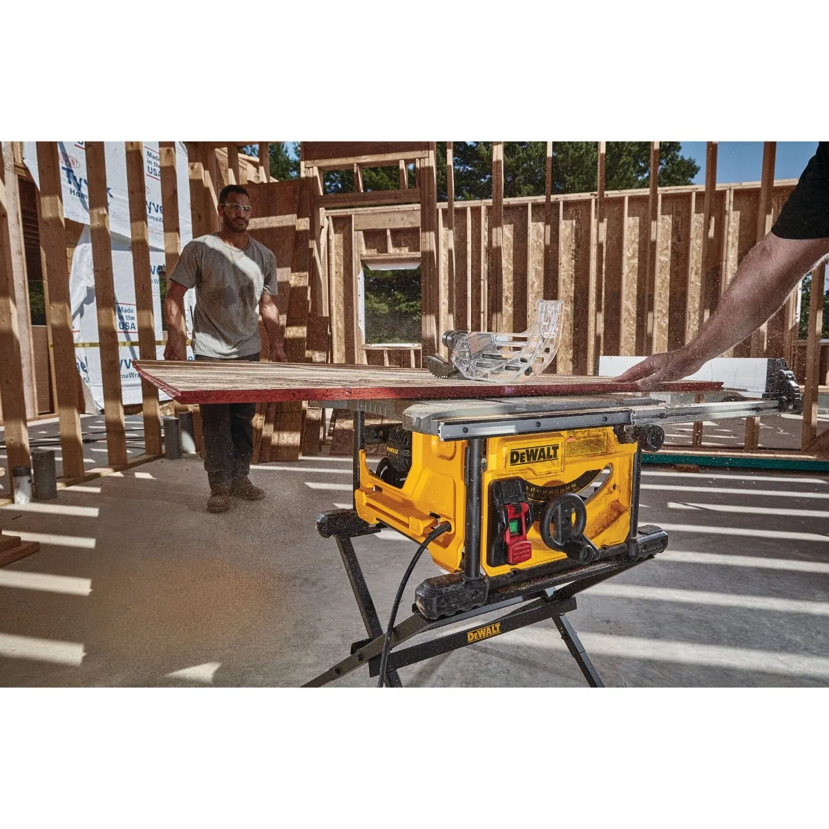DEWALT DWE7485WS 8-1/4" Compact Jobsite Table Saw with Stand | The Power Tool Store - Image 8