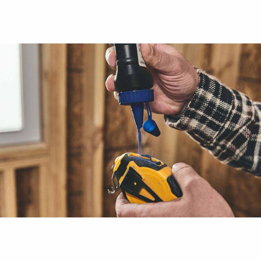 DEWALT 4:1 Bi-Material High-Precision Chalk Reel Kit with 4 oz. Blue Chalk - DWHT48333BC - Image 10