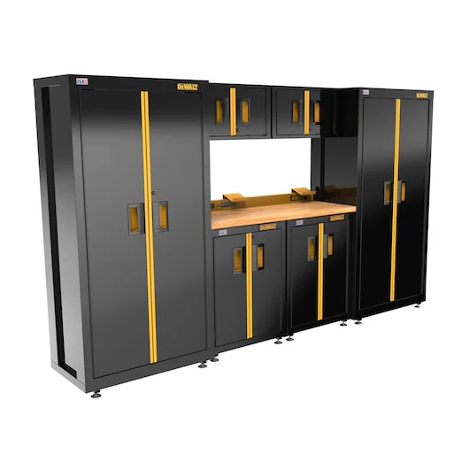 DEWALT 126" 7-Piece Welded Steel Storage Suite with Wood Top | DWST27401 - Image 2