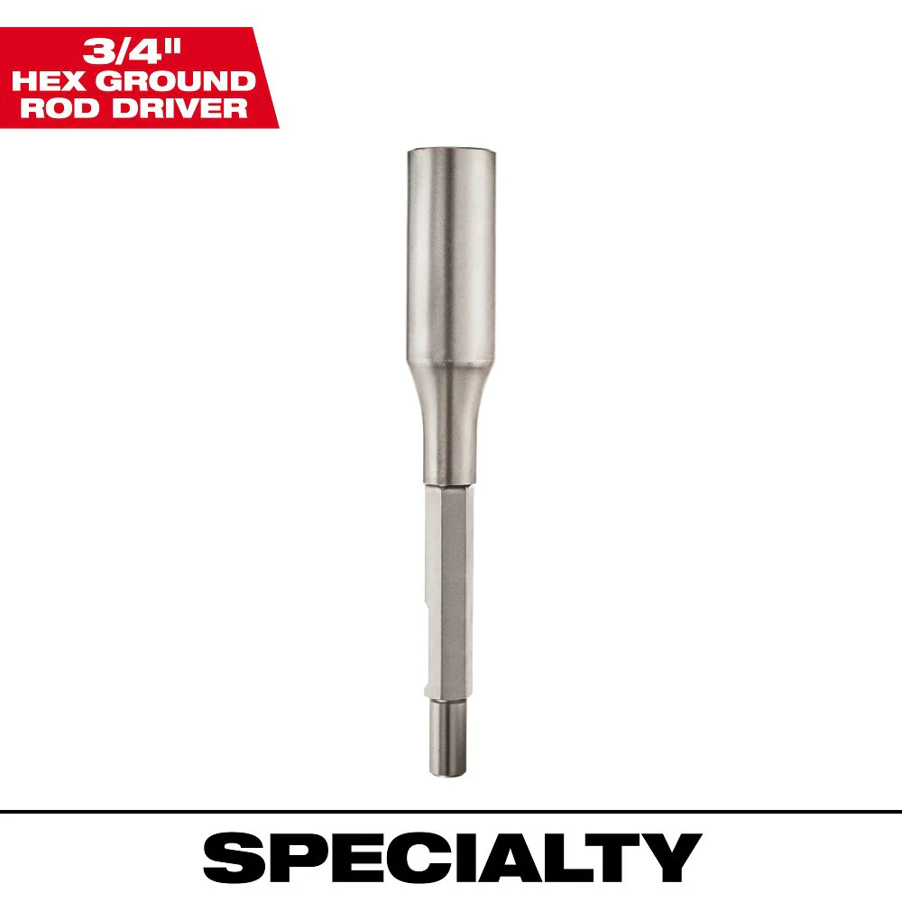 Milwaukee 3/4" Hex Ground Rod Driver 48-62-3070