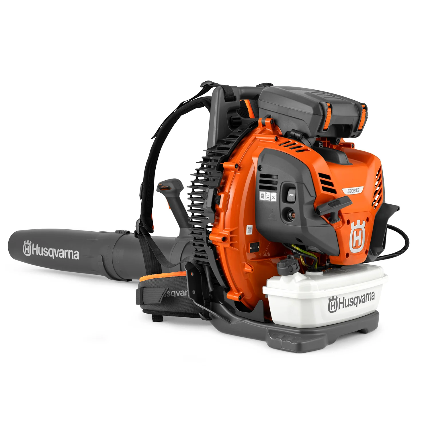 Husqvarna 590BTS 79-cc 1,245-CFM 216-MPH Professional Gas Backpack Leaf Blower 970551002 - Image 2