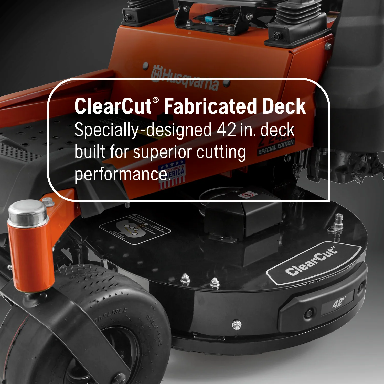 HUSQVARNA Z242F Special Edition Residential Zero-Turn Lawn Mower - Image 4