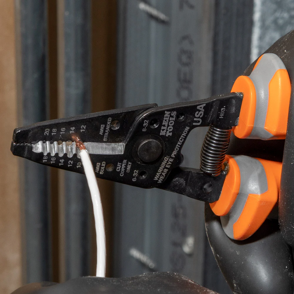 KLEIN TOOLS KLEIN-KURVE® Insulated Wire Stripper & Cutter - Image 2