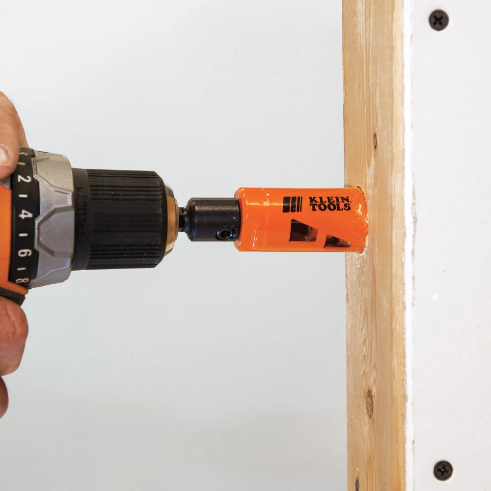 KLEIN TOOLS 3 PC. Electrician's Hole Saw Kit w/ Arbor - Image 3