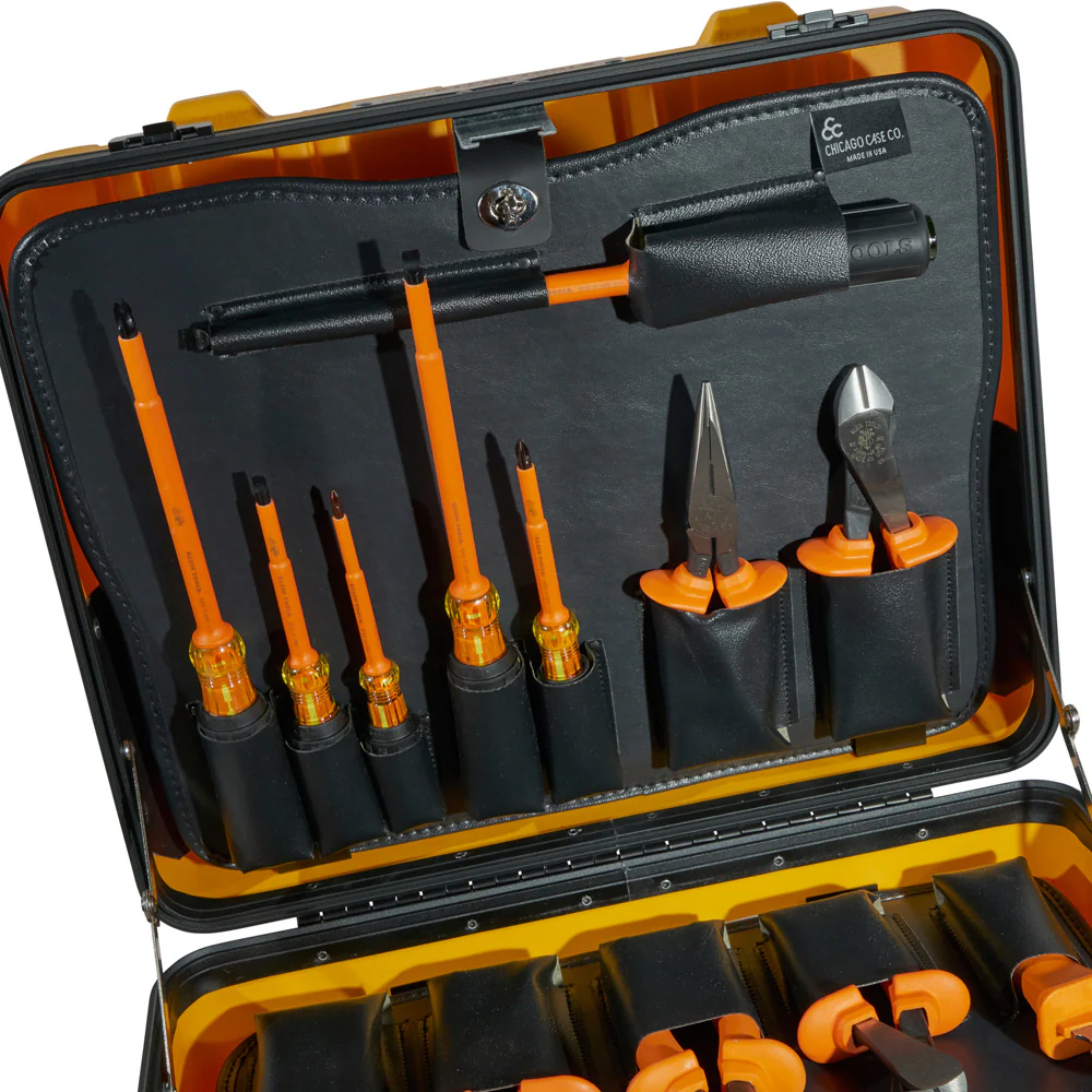 KLEIN TOOLS 13 PC. 1000V Insulated Utility Tool Kit w/ Hard Case - Image 3