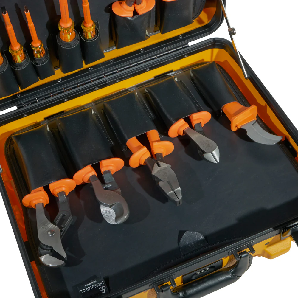 KLEIN TOOLS 13 PC. 1000V Insulated Utility Tool Kit w/ Hard Case - Image 4