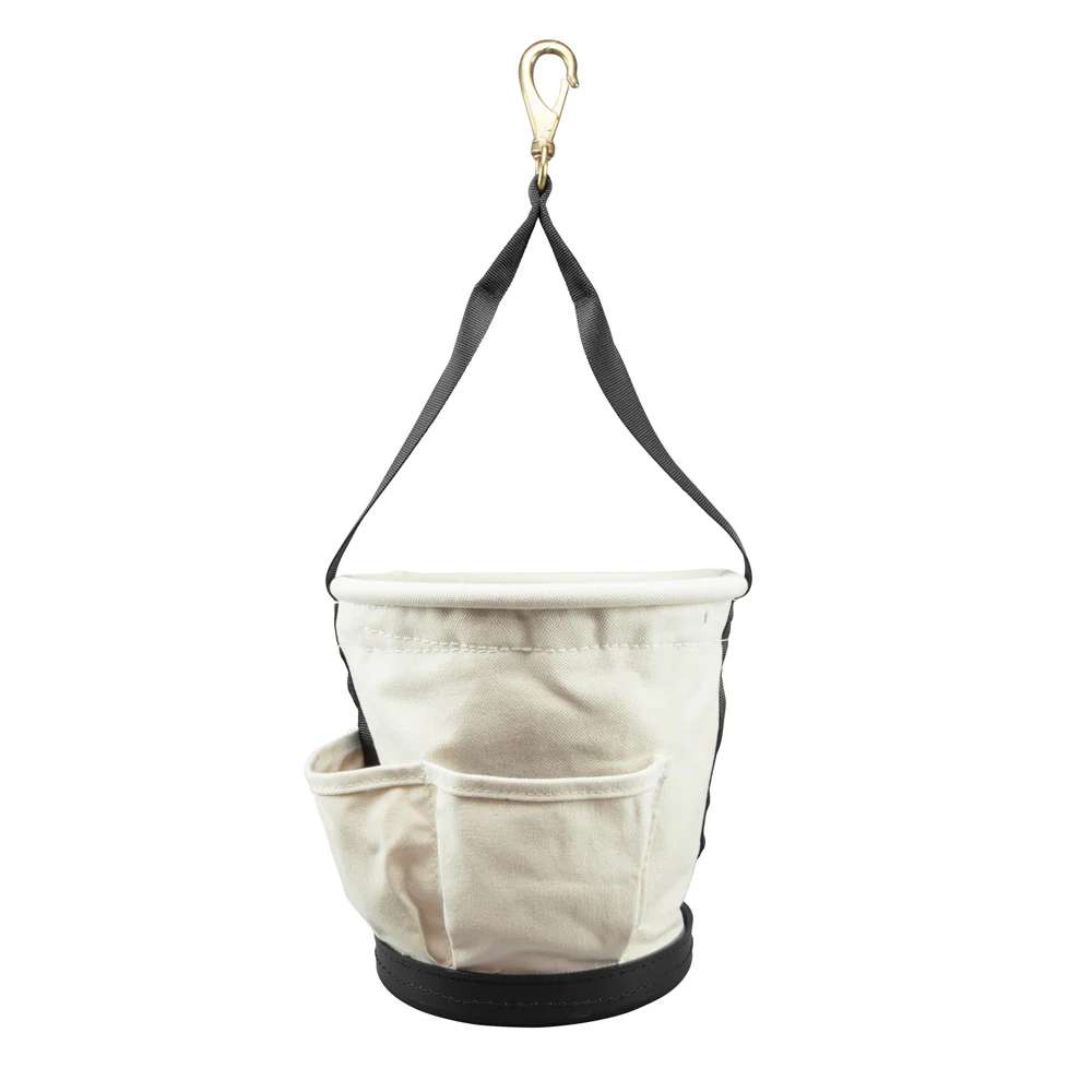 KLEIN TOOLS Heavy-Duty Tapered Wall Bucket w/ 4 Pockets - Image 4