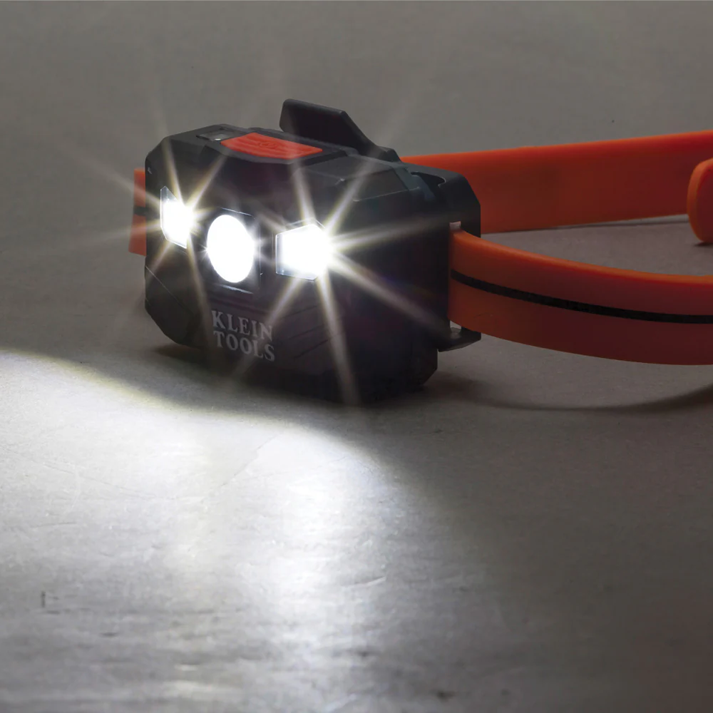 KLEIN TOOLS 400 Lumens All-Day Runtime Rechargeable Headlamp w/ Silicone Strap - Image 6