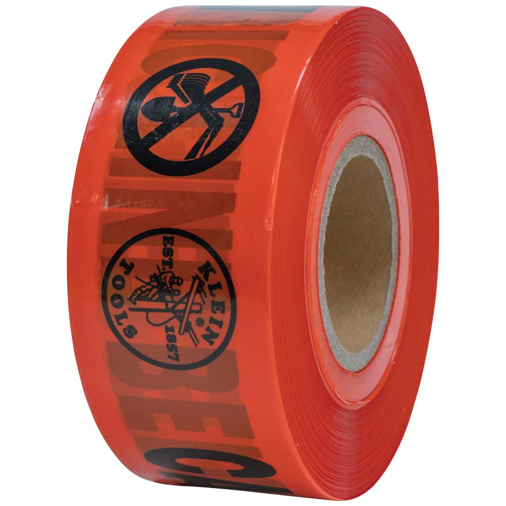 KLEIN TOOLS 1000' Red CAUTION-BURIED ELECTRIC LINE Barricade Tape - Image 3