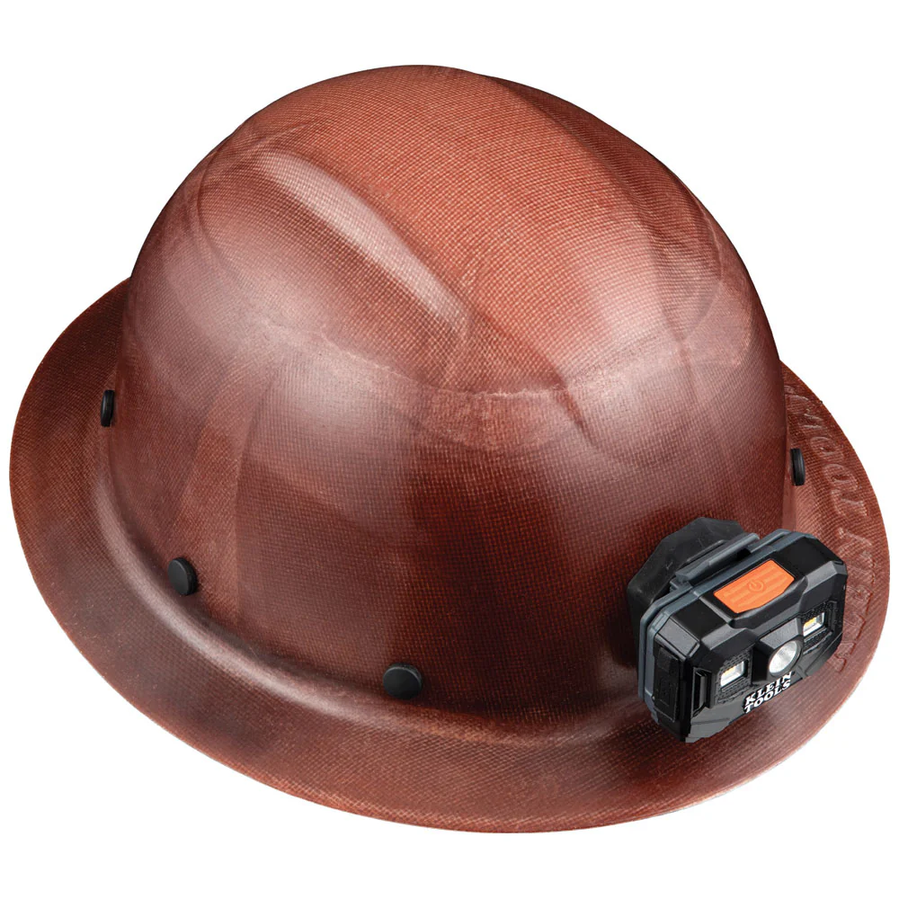 KLEIN TOOLS Class G Full Brim KONSTRUCT Series Hard Hat w/ Headlamp - Image 2