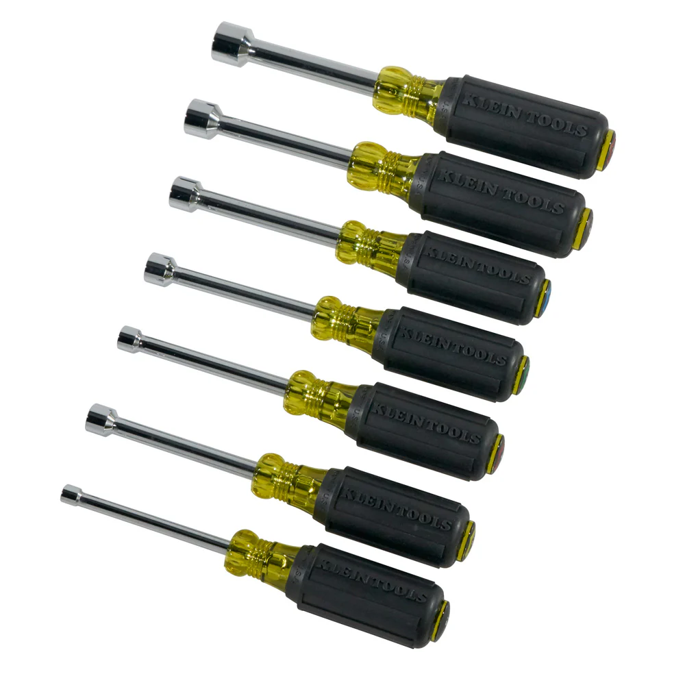 KLEIN TOOLS 7 PC. 3" Nut Driver Set - Image 4