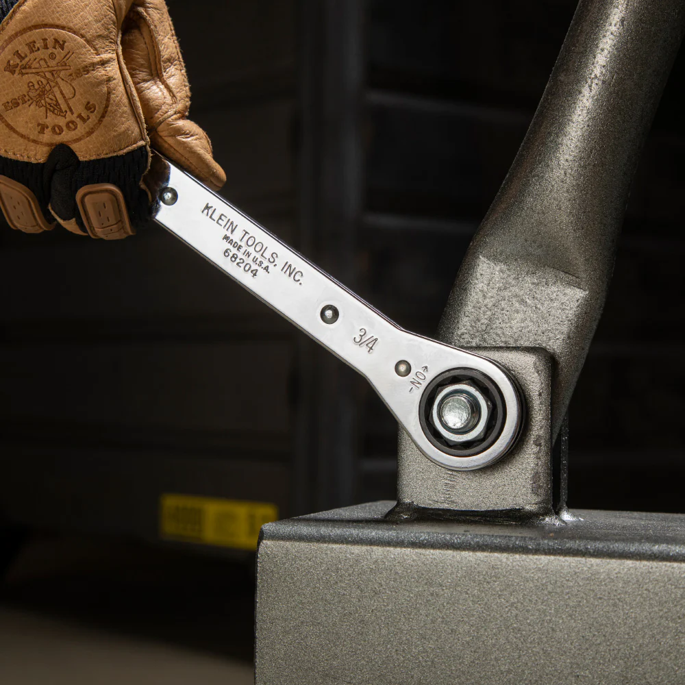 KLEIN TOOLS 5 PC. Ratcheting Box Wrench Set - Image 4