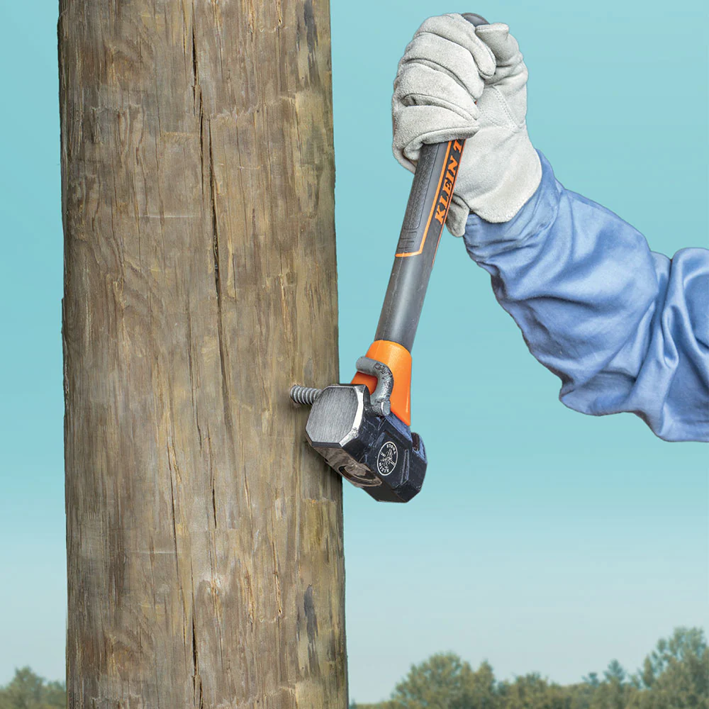 KLEIN TOOLS Lineman's Double-Face Hammer - Image 4