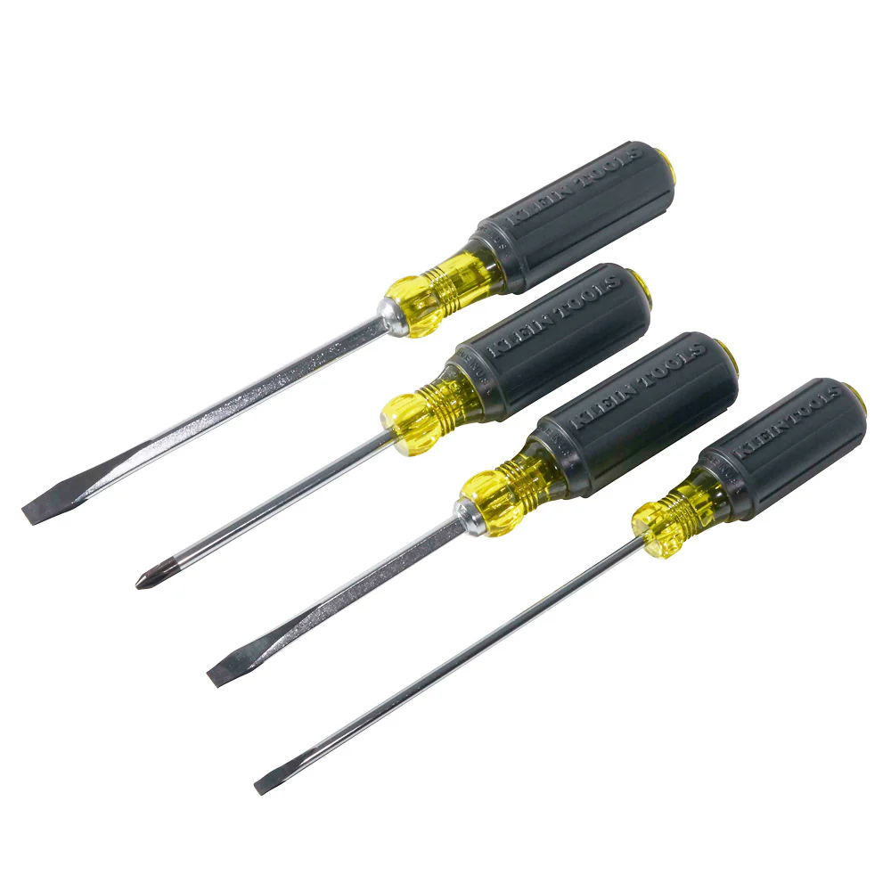 KLEIN TOOLS 4 PC. Slotted & Phillips Screwdriver Set - Image 6