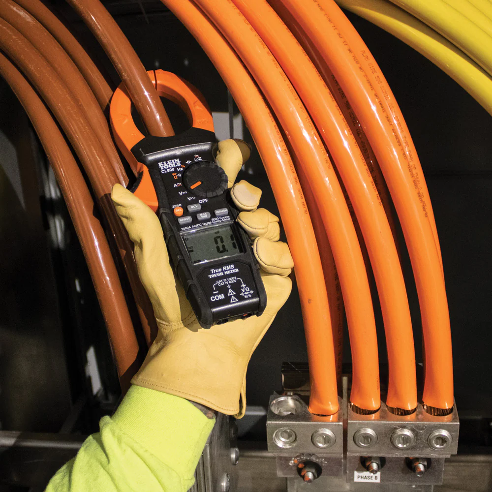 KLEIN TOOLS Digital Clamp Meter, AC Auto-Range TRMS, Low Impedance (LoZ), 2000 Amp - Image 2