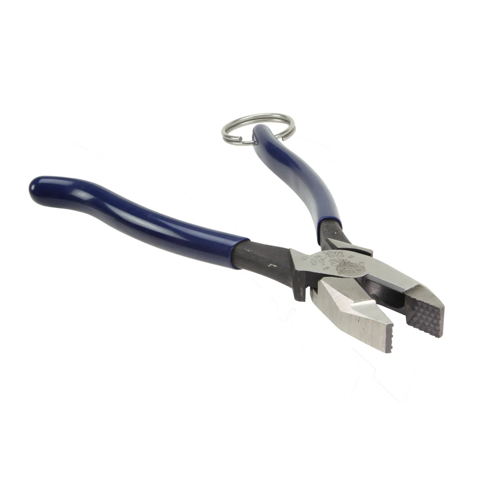 KLEIN TOOLS Ironworker's Pliers w/ Tether Ring - Image 4