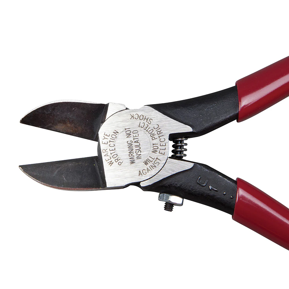KLEIN TOOLS 7" Plastic Cutting Spring-Loaded Diagonal Cutting Pliers - Image 3