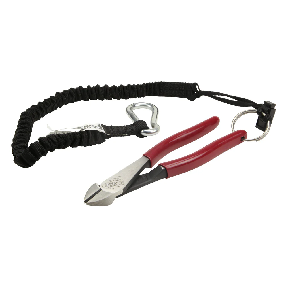 KLEIN TOOLS 8" High-Leverage Diagonal Cutting Pliers w/ Tether Ring - Image 5