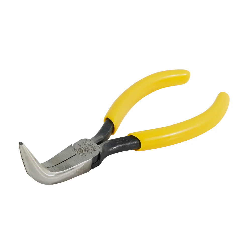 KLEIN TOOLS 6-1/2" Curved Long Needle Nose Pliers - Image 3