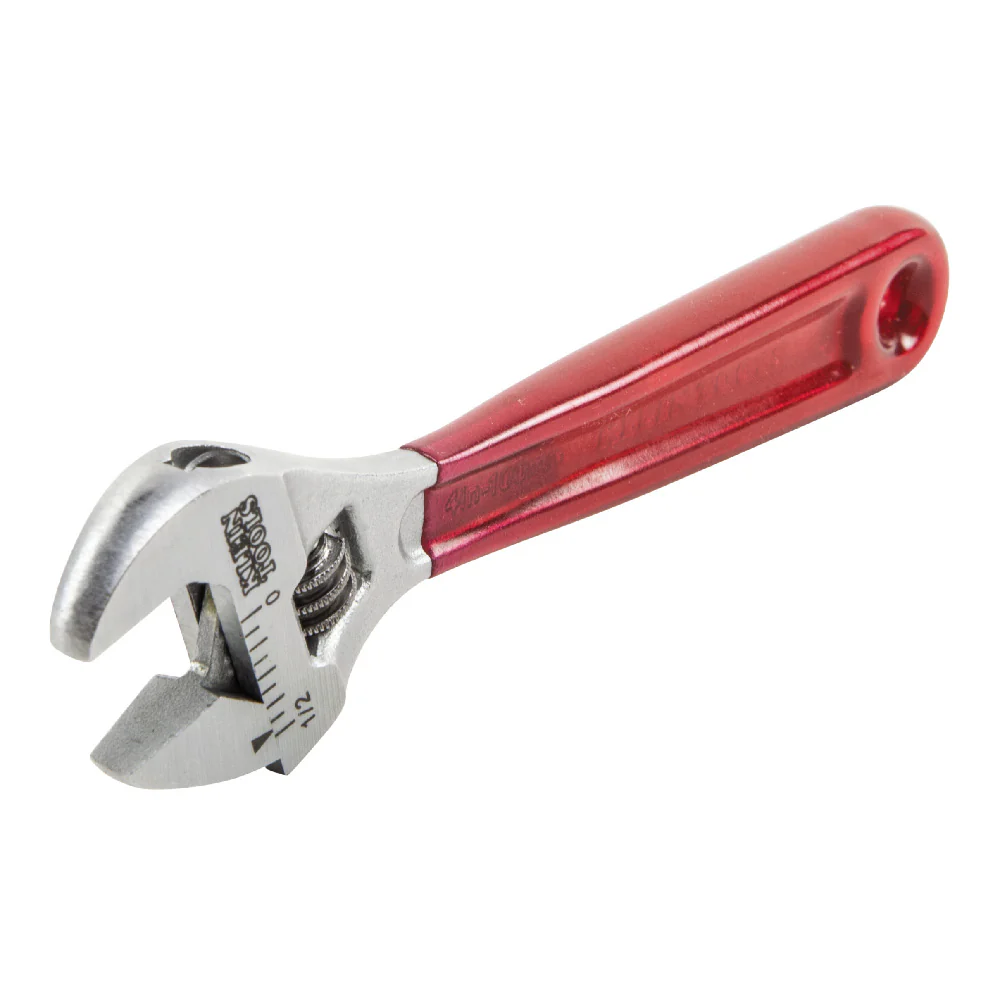 KLEIN TOOLS 4" Plastic Dipped Adjustable Wrench - Image 3