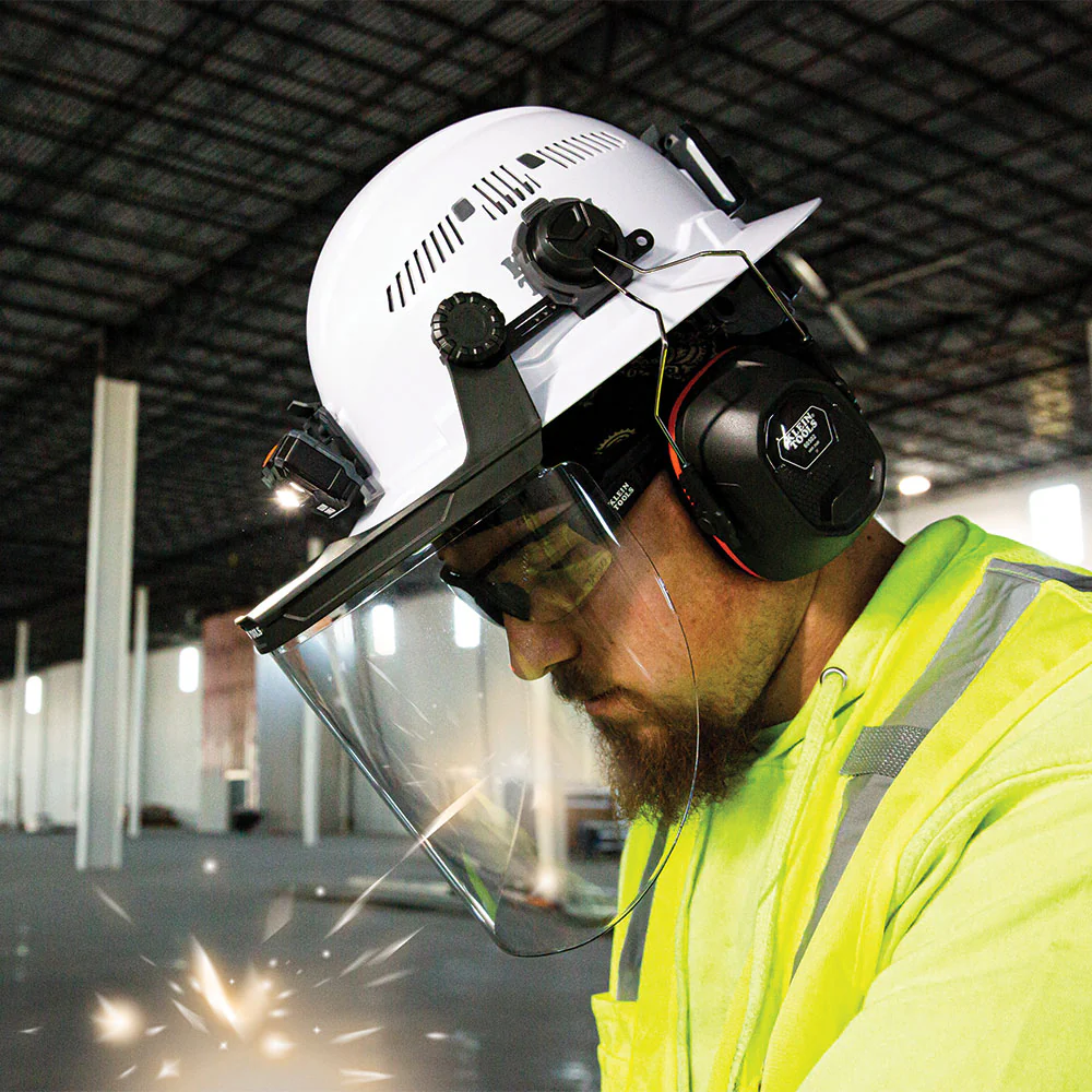 KLEIN TOOLS Full Brim Hard Hat Face Shield - Image 3