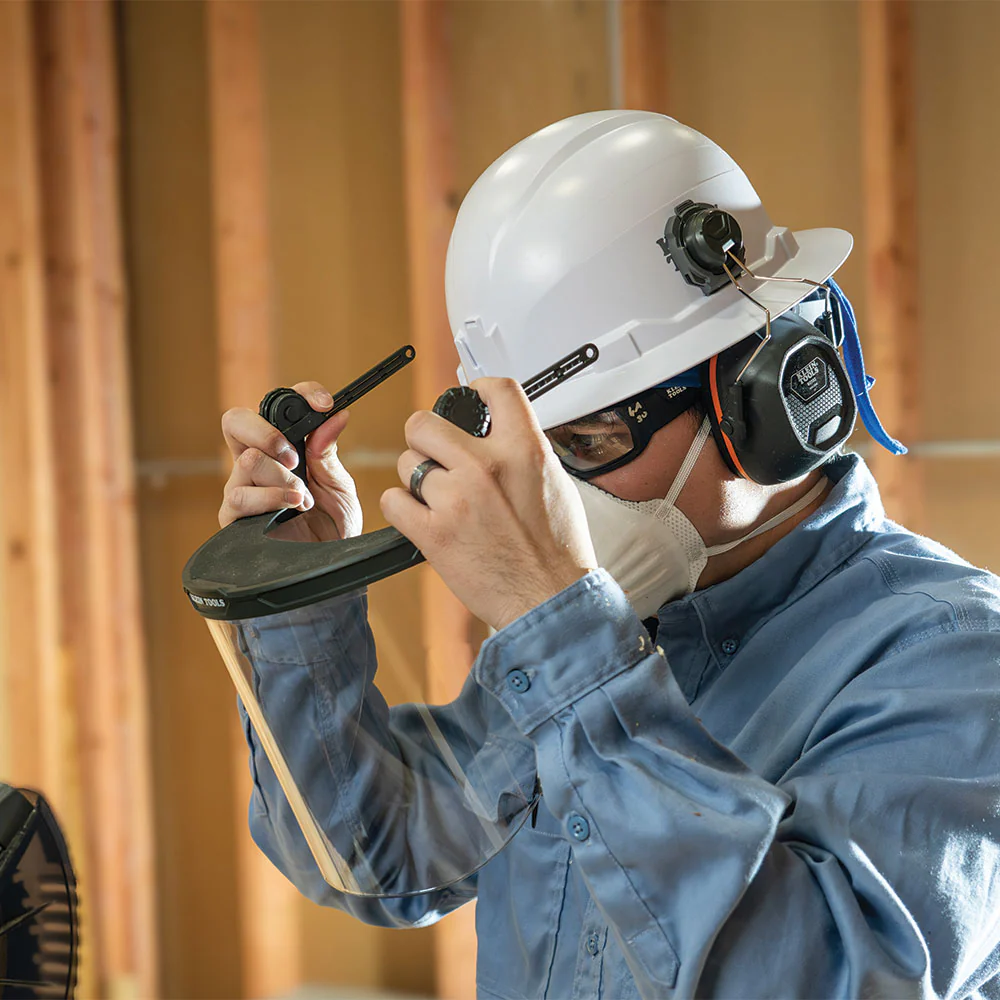 KLEIN TOOLS Full Brim Hard Hat Face Shield - Image 4