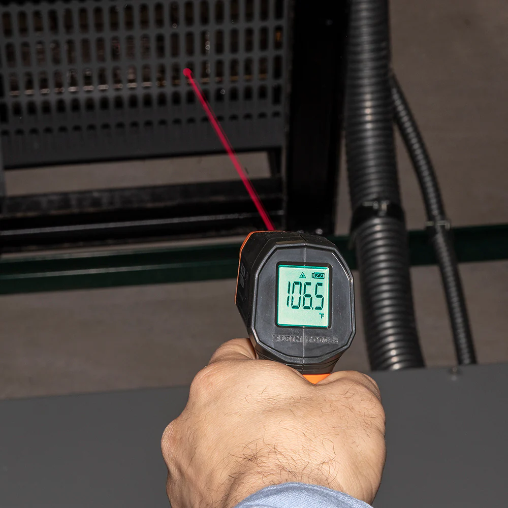 KLEIN TOOLS Infrared Digital Thermometer w/ Targeting Laser, 10:1 - Image 4