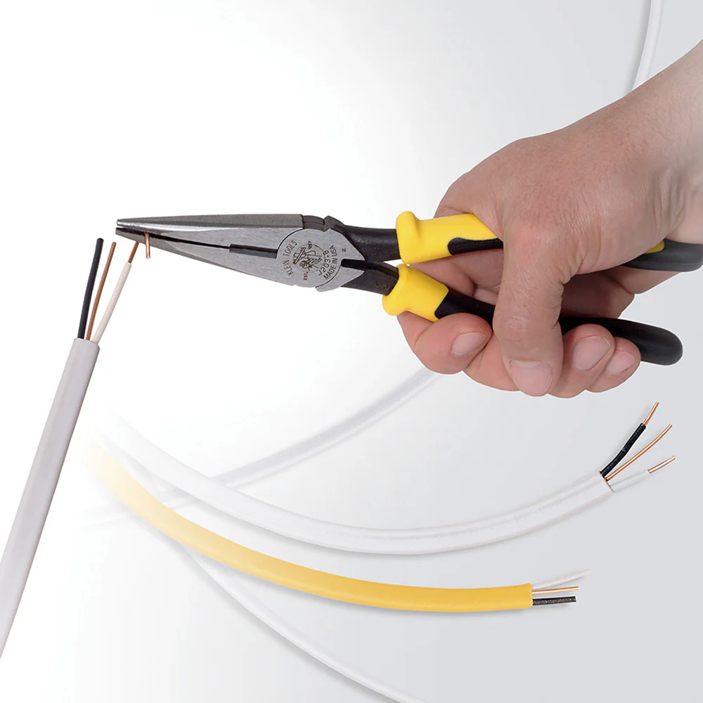 KLEIN TOOLS JOURNEYMAN™ 8" Long Nose Side Cutting Pliers - Image 2