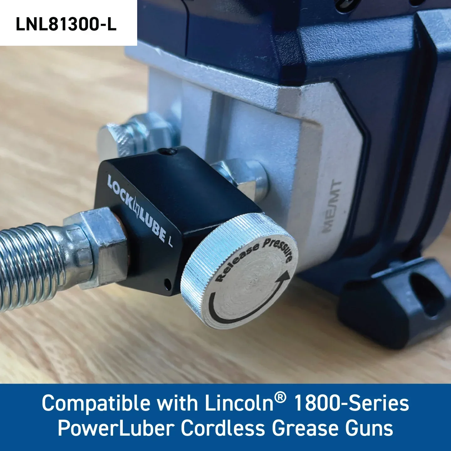 LOCKNLUBE Pressure Return Valve For Lincoln Cordless Grease Guns - Image 4
