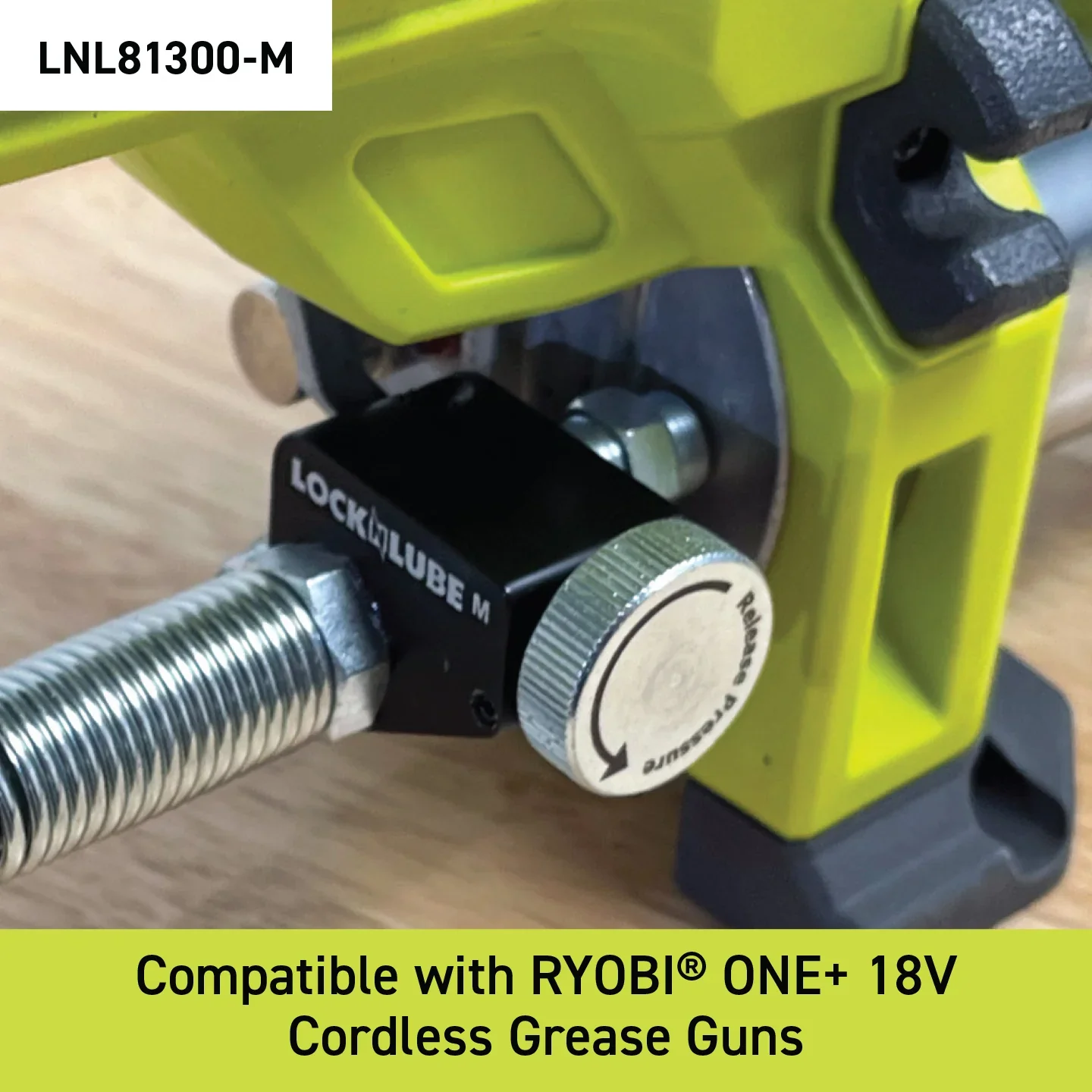 LOCKNLUBE Pressure Return Valve For Milwaukee Cordless Grease Guns - Image 4