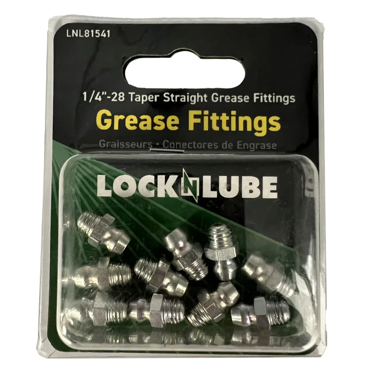 LOCKNLUBE Grease Fittings - 1/4"-28 Taper Straight Grease Fittings - Image 2
