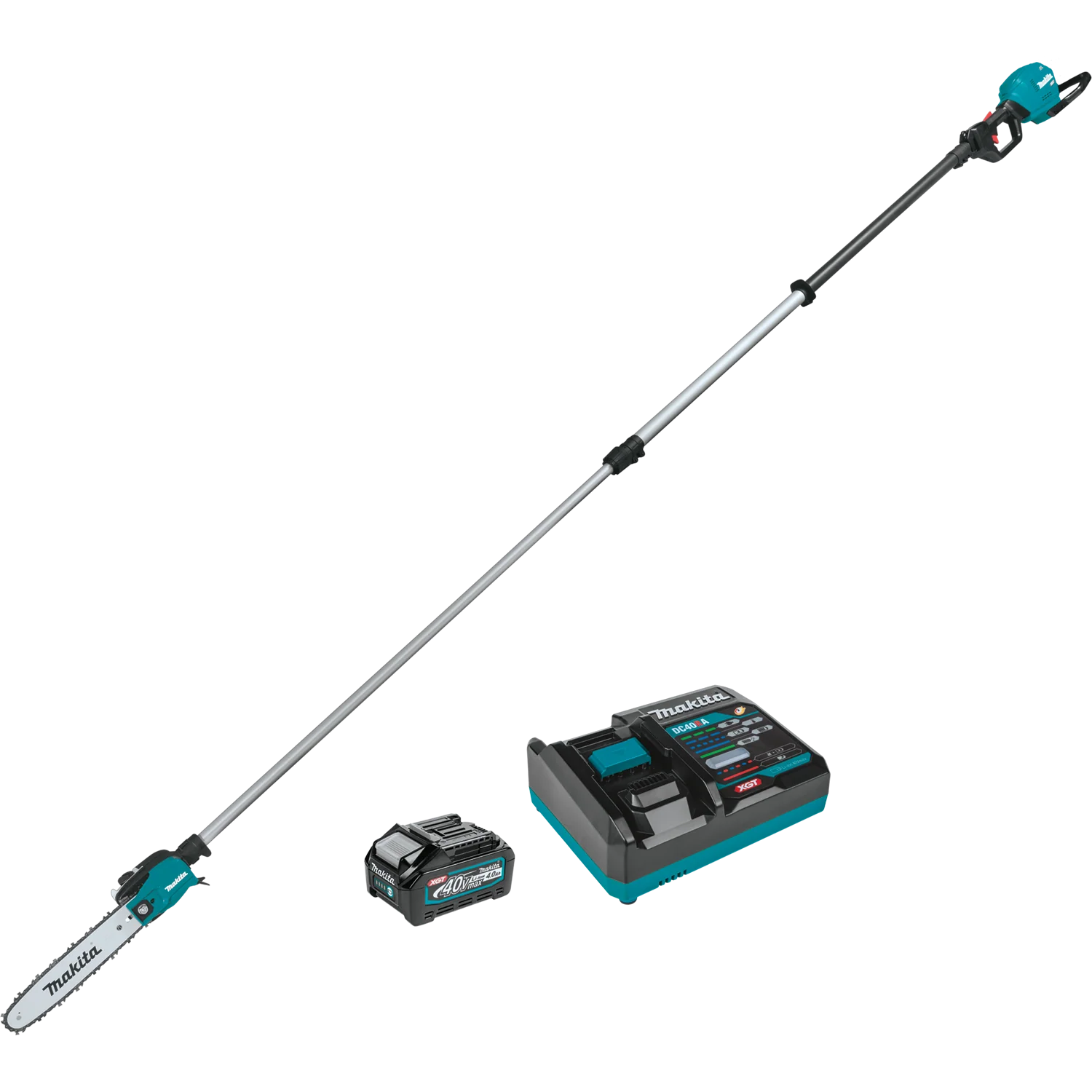 MAKITA 40V MAX XGT® 10" Telescoping Pole Saw, 13' Length Kit