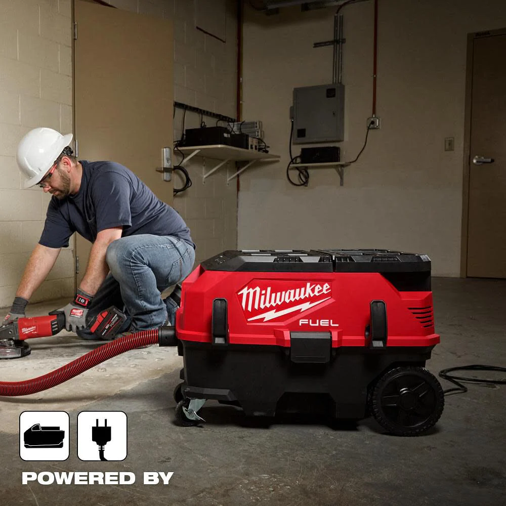 Milwaukee M18 FUEL 9 Gallon Dual Battery Dust Extractor w/ PACKOUT Compatibility and VACLINK Kit M18 0888-22HD - Image 26