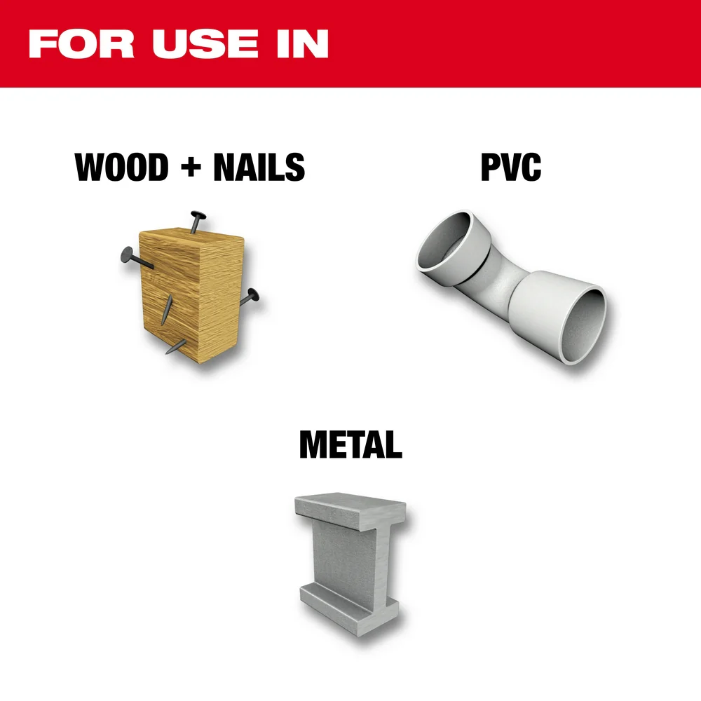 Milwaukee 9" 10 TPI Multi-Material SAWZALL Blade 48-00-5193 - Image 15