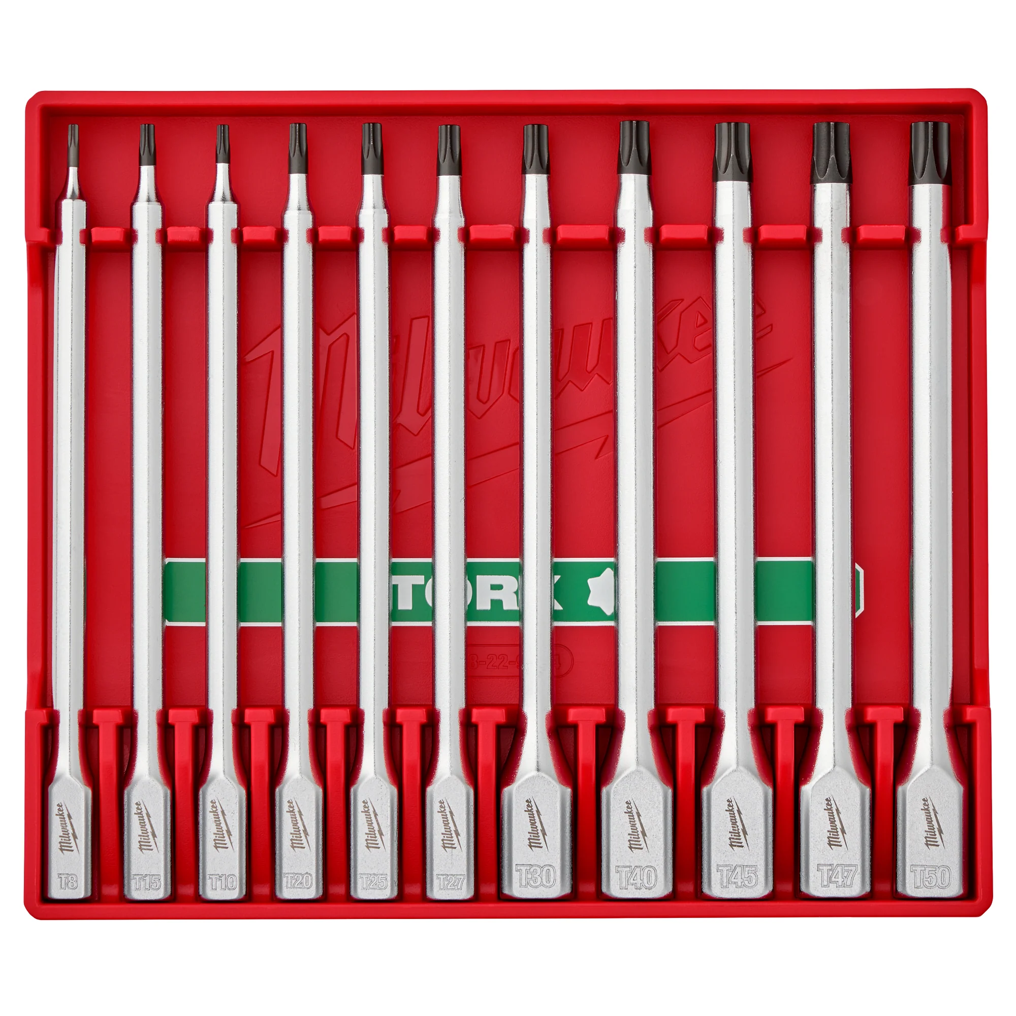 Milwaukee 11pc 1/4" & 3/8" Dr TRX L Sckt 48-22-9534