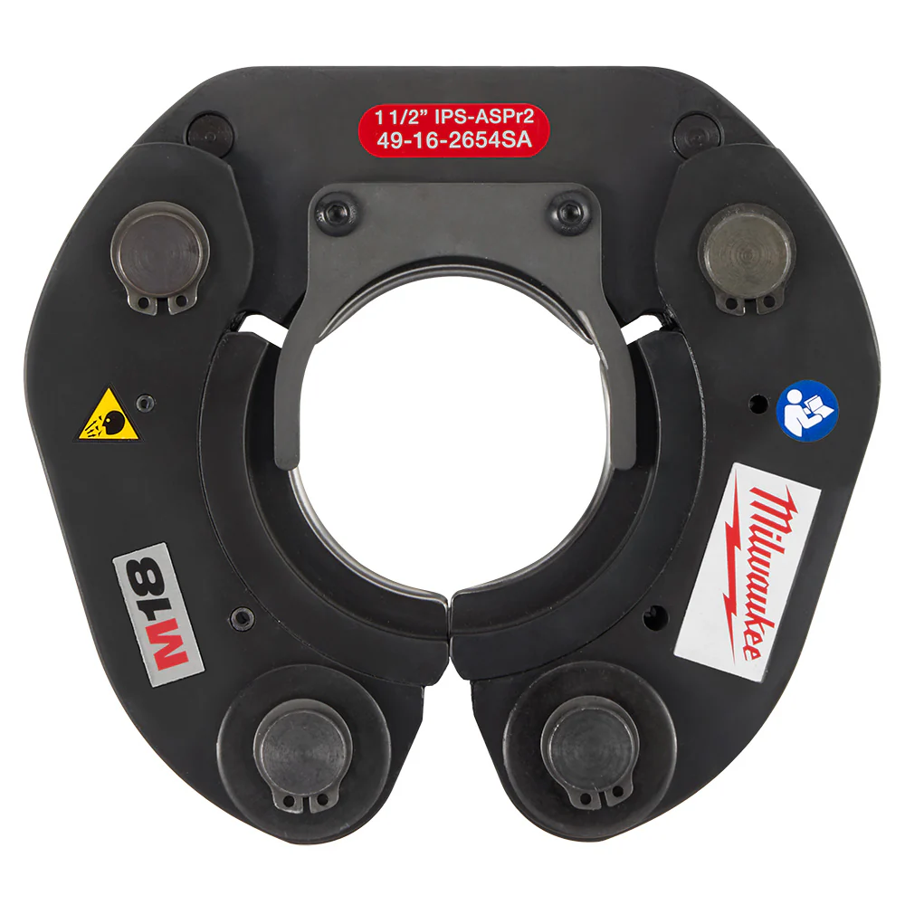 Milwaukee 1-1/2" IPS-ASP Jaw for M18 FORCE LOGIC Long Throw Press Tool 49-16-2654SA - Image 2