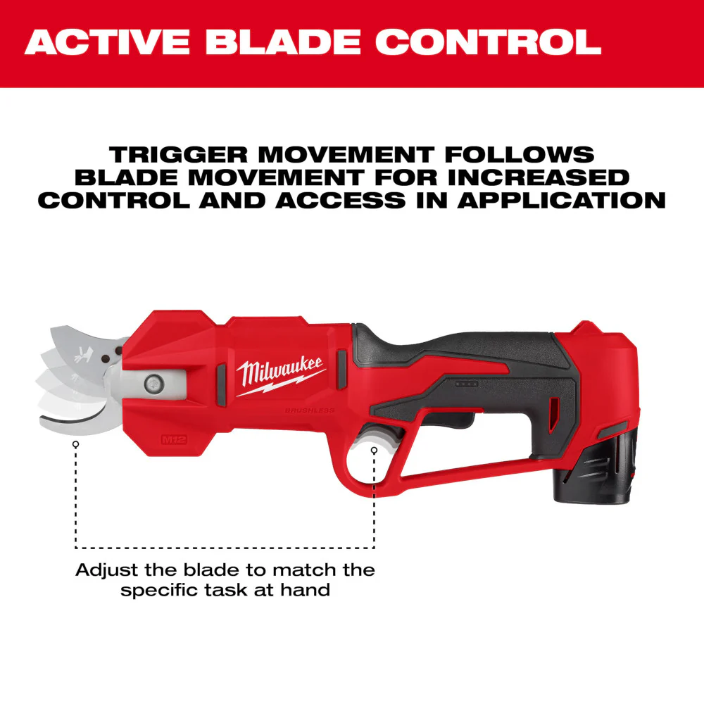 Milwaukee M12 Brushless Pruning Shears M12 2534-20 - Image 6