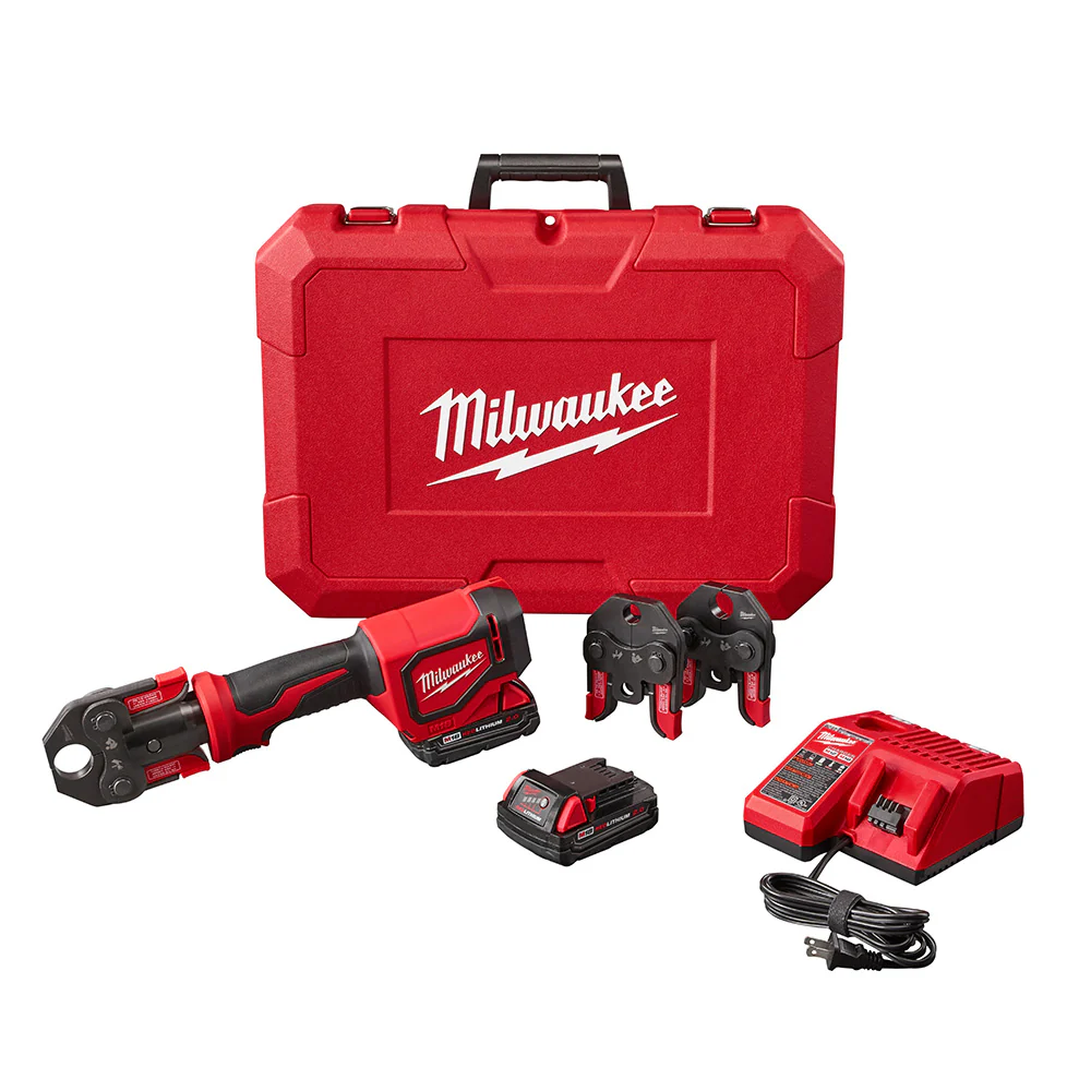 Milwaukee M18 Short Throw Press Tool Kit with PEX Crimp Jaws 2674-22C - Image 2