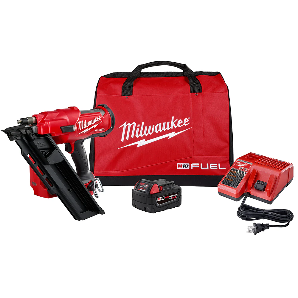 Milwaukee M18 FUEL 30 Degree Framing Nailer Kit M18 2745-21 - Image 2