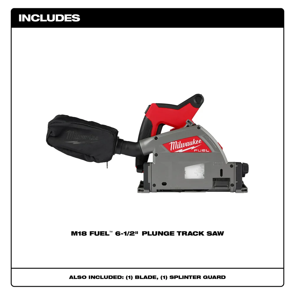 Milwaukee M18 FUEL 6-1/2" Plunge Track Saw 2831-20 - Image 3