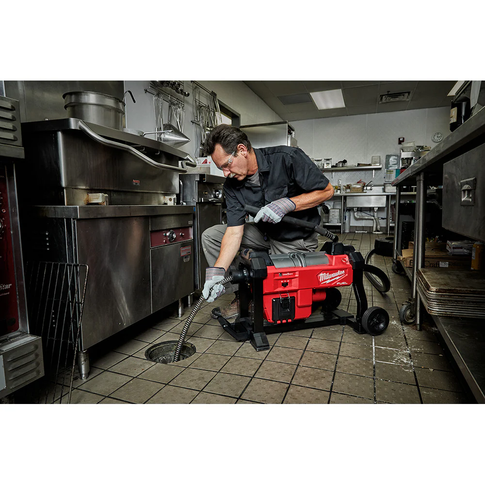Milwaukee M18 FUEL Sewer Sectional Machine with CABLE DRIVE Kit M18 2871-22 - Image 17