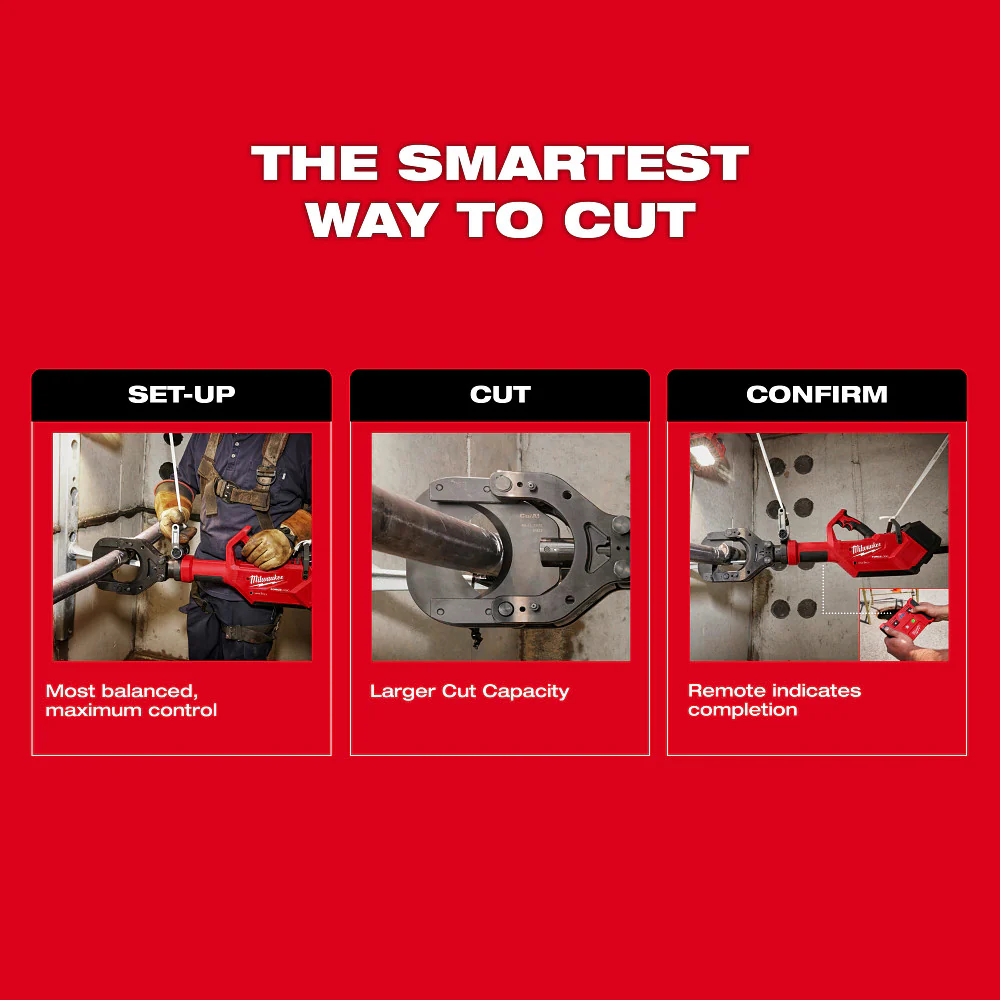Milwaukee M18 FORCE LOGIC 5" Underground Cable Cutter w/ Wireless Remote Kit 2875R-21 - Image 6
